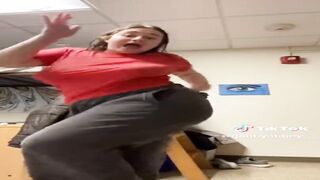 Bouncing big tits, NO BRA , juicy melons , BRALESS TEEN