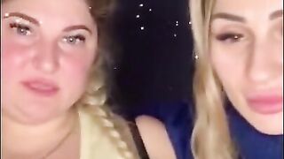 Inna Horiachkivska and girlfriend cheer to 2021