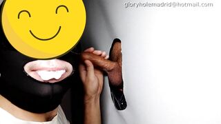 Latin he returns to Gloryhole to give me milk