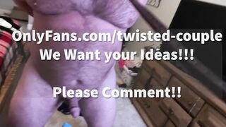 Wife kicking him in the nuts and getting turned on