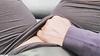 UBER Driver Put His Hand in My Shorts - He Knew How to Rub My CLIT to Make Me CUM