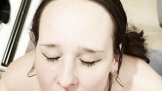 Wife wants cum all over her face