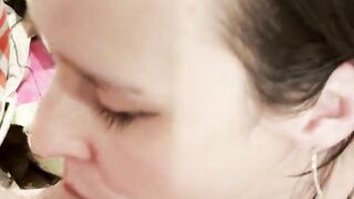 Wife wants cum all over her face