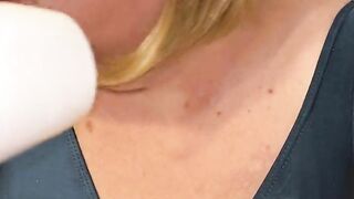 Hot and very horny British grandmother, this gilf needs to cool off