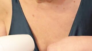 Hot and very horny British grandmother, this gilf needs to cool off