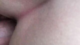 REAL AMATEUR fingering from anus outdoors