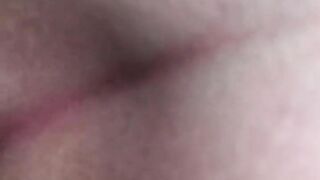 REAL AMATEUR fingering from anus outdoors