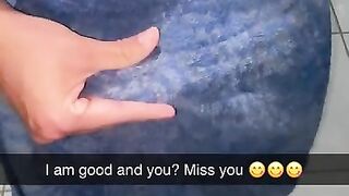 Cheerleader wants to fuck classmate on Snapchat