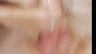 Nice Handjob and Clothed Fuck with Cum on her Shirt