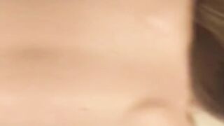 Quickie cum inside from behind. She then go to piss.