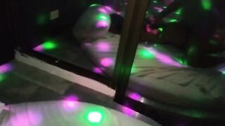 I tie my step-sister's hands and subdue her, thrusting my black cock inside her.