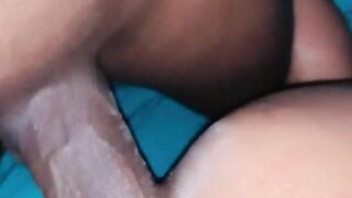 Sexy mom takes BBC in her tight pink pussy until she creams.