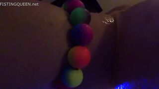 UV-Light Fisting in Dutch Design Hotel - extreme sloppy fisting