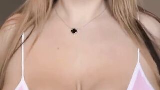 Video of big natural tits shaking in different directions