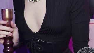 Smoke Fetish - Goddess D smokes and ignores you while you stroke your cock