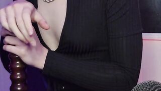 Smoke Fetish - Goddess D smokes and ignores you while you stroke your cock