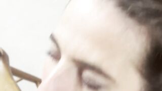 Bosses Wife On Jobsite For Giant Facial