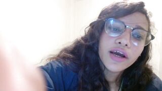 Michelle spreads her pink pussy for her hottest follower to see