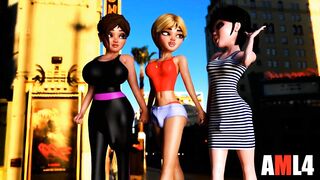 All My Roommate's Love 4 (Futanari 3D Animation) - CLEAN VERSION