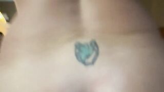 Fit Wife hotel from behind