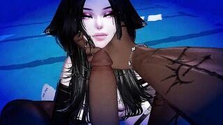 Cat girl loves sucking you off