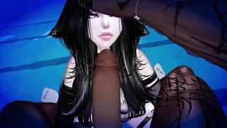 Cat girl loves sucking you off