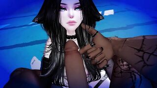 Cat girl loves sucking you off