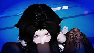 Cat girl loves sucking you off