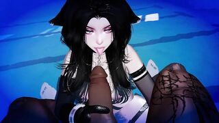 Cat girl loves sucking you off