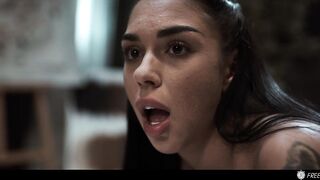 Time Stop Freeze Sex - Sassy Hot Brunette Angel Gets Naked And Freezes While Creep Facefucks And Cum In Her Mouth TRAILER