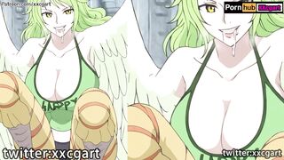 One Piece Hentai - Monet Bird hand job big Bird