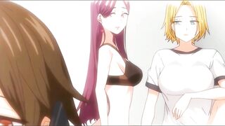 Hentai Horny Threesome With Hentai Babes