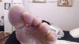 Dirty Feet, Cum on Toes