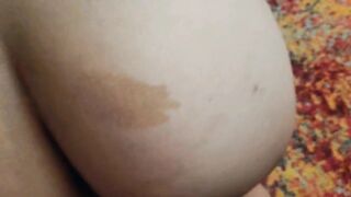 Huge Facial, latina milfs pussy got me exploding