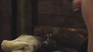 Busty Pale White Big Natural Boobs Lesbian Slave Touched And Orgasms