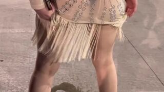 Pissing in the Mc Donalds parking