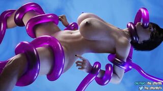 Bayonetta Squirts Gangbang