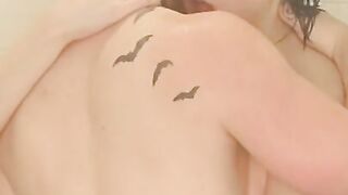 2 Hot Emo Chicks get Railed in Steamy Shower Threesome